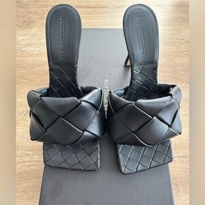 BV Lido sandal maxi tubolare intreccio black 37